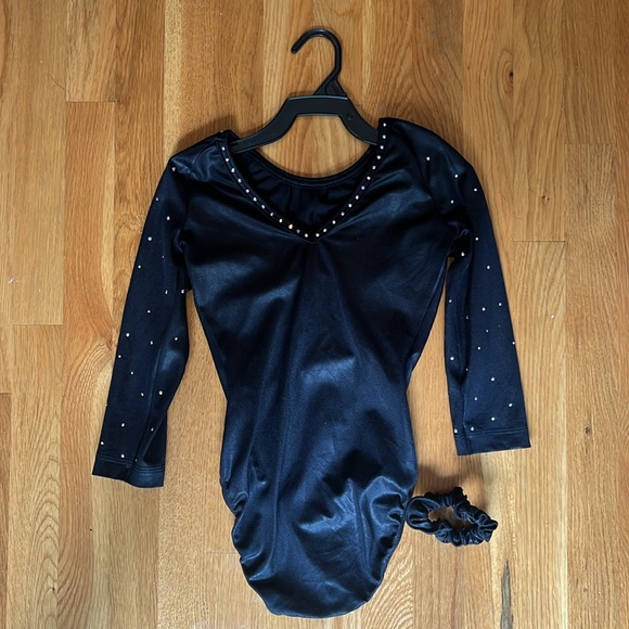 GK Elite Competition Leotard with Scrunchie - Picture 2 of 4